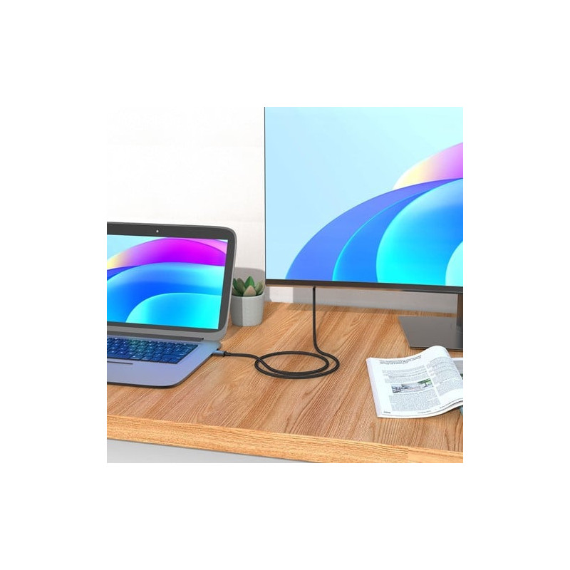 Câble HDMI/HDMI 4K 2m XSSIVE XSS-4KHDMI2M - Noir — Accessoire · Smarty Paris 18e